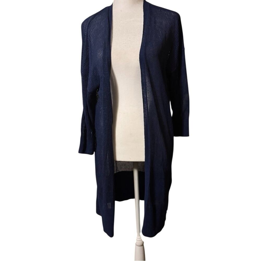 GAP Deep Blue Women's Knitted Open Front  Cardigan Sz M